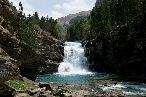 Waterfall in Ordesa