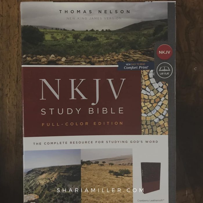 A Review of the Thomas Nelson NKJV Study Bible - Shari A. Miller